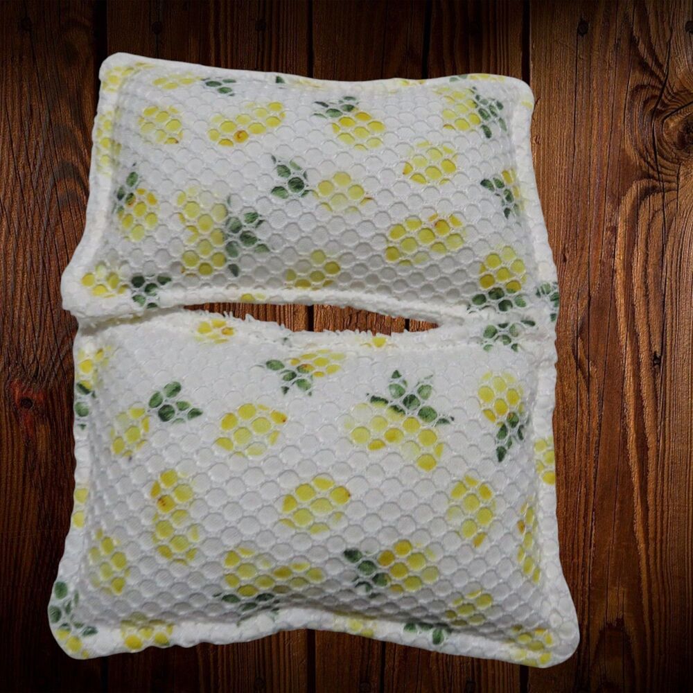 Reusable Dish Sponge, Lemon Dish Scrubby, Set of 2